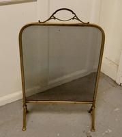 Victorian Arts & Crafts Brass Fire Guard, Spark Screen (2 of 4) Victorian Arts & Crafts Brass Fire Guard, Spark Screen (2 of 4)