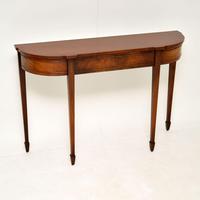 Antique Georgian Style Mahogany Console Table (7 of 8) Antique Georgian Style Mahogany Console Table (7 of 8)