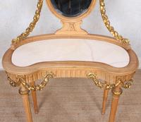 Neoclassical Marble Dressing Table Gilt Mirrored Vanity Satinwood (7 of 14) Neoclassical Marble Dressing Table Gilt Mirrored Vanity Satinwood (7 of 14)