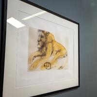 Lithograph of Recumbent Lion (3 of 6) Lithograph of Recumbent Lion (3 of 6)