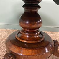 Large Circular Rosewood Antique Dining Table (8 of 8) Large Circular Rosewood Antique Dining Table (8 of 8)