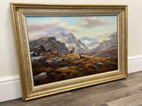 Oil Painting Scottish Stags "Denizens of the Highlands" Signed Wendy Reeves (27 of 45) Oil Painting Scottish Stags "Denizens of the Highlands" Signed Wendy Reeves (27 of 45)