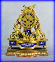 Fine Ormolu Porcelain Cherub Mantle Clock (2 of 10) Fine Ormolu Porcelain Cherub Mantle Clock (2 of 10)