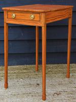 Superb Quality Georgian Satinwood & Inlaid Lamp / Wine / Side Table c.1800 (6 of 10) Superb Quality Georgian Satinwood & Inlaid Lamp / Wine / Side Table c.1800 (6 of 10)