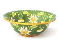 Fine Japanese Green Cloisonné Orchid Bowl (3 of 5) Fine Japanese Green Cloisonné Orchid Bowl (3 of 5)