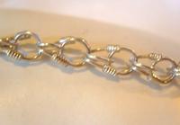 Vintage Silver Bracelet 1970s Wire Coil Links 7 1/4" Length (6 of 9) Vintage Silver Bracelet 1970s Wire Coil Links 7 1/4" Length (6 of 9)