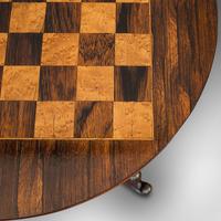 Antique Games Table, English, Rosewood, Mahogany, Chess Board, Victorian c.1880 (3 of 12) Antique Games Table, English, Rosewood, Mahogany, Chess Board, Victorian c.1880 (3 of 12)