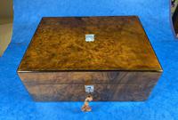 Victorian Jewellery Box in Burr Walnut (9 of 12) Victorian Jewellery Box in Burr Walnut (9 of 12)
