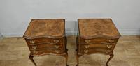 Pair of Queen Anne Style Walnut Bedside Chests Of Drawers (3 of 6) Pair of Queen Anne Style Walnut Bedside Chests Of Drawers (3 of 6)
