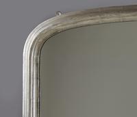 Large English Victorian Silvered Overmantle Mirror (3 of 6) Large English Victorian Silvered Overmantle Mirror (3 of 6)