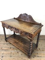 Victorian Gothic Oak Side Table with Green Man Details (17 of 17) Victorian Gothic Oak Side Table with Green Man Details (17 of 17)