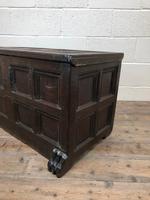 Antique Rare 17th Century Oak Coffer with Block Paw Feet (M-716) (5 of 16) Antique Rare 17th Century Oak Coffer with Block Paw Feet (M-716) (5 of 16)
