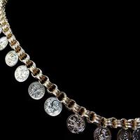 Antique Victorian Aesthetic Coin 18ct Yellow Gold on Sterling Silver Chain Collar Necklace (3 of 12) Antique Victorian Aesthetic Coin 18ct Yellow Gold on Sterling Silver Chain Collar Necklace (3 of 12)