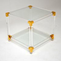 1970’s Vintage Glass & Acrylic Coffee / Side Table (3 of 6) 1970’s Vintage Glass & Acrylic Coffee / Side Table (3 of 6)