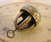 Vintage Pocket Watch Chain Fob 1950s Large Silver Nickel Victorian Revival Fob (4 of 8) Vintage Pocket Watch Chain Fob 1950s Large Silver Nickel Victorian Revival Fob (4 of 8)