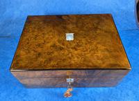Victorian Jewellery Box in Burr Walnut (3 of 12) Victorian Jewellery Box in Burr Walnut (3 of 12)