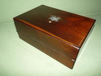 Fine Quality Inlaid Rosewood Writing Box c.1870 (5 of 11) Fine Quality Inlaid Rosewood Writing Box c.1870 (5 of 11)