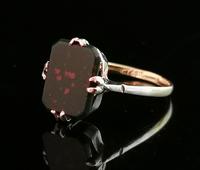 Vintage Art Deco Bloodstone Ring, 9ct Gold & Silver (12 of 12) Vintage Art Deco Bloodstone Ring, 9ct Gold & Silver (12 of 12)