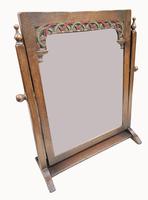 Early 20th Century Oak Toilet Mirror (2 of 5) Early 20th Century Oak Toilet Mirror (2 of 5)