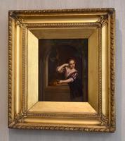 Pair of Oil Paintings after Gerrit Dou (3 of 9) Pair of Oil Paintings after Gerrit Dou (3 of 9)