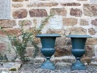 Large Pair of 1950s French Cast Iron Urns (4 of 4) Large Pair of 1950s French Cast Iron Urns (4 of 4)