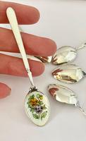 Mappin & Webb Enamel on Silver Spoons (6 of 8) Mappin & Webb Enamel on Silver Spoons (6 of 8)