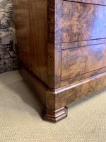 Frech 19th Century Burr Walnut Commode with Marble Top (4 of 7) Frech 19th Century Burr Walnut Commode with Marble Top (4 of 7)