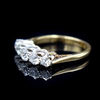 Antique Old Cut Diamond Five Stone 18ct 18K Yellow Gold and Platinum Ring (5 of 10) Antique Old Cut Diamond Five Stone 18ct 18K Yellow Gold and Platinum Ring (5 of 10)