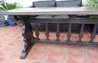 Country Oak Tefectory Table 7 foot long 1880 (10 of 10) Country Oak Tefectory Table 7 foot long 1880 (10 of 10)