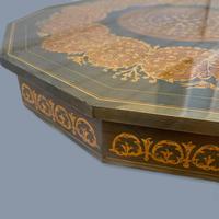 Italian Dodecagon Marquetry Musical Side Table (3 of 8) Italian Dodecagon Marquetry Musical Side Table (3 of 8)