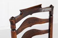 18th Century English Elm Ladder-Back Carver Chair (6 of 11) 18th Century English Elm Ladder-Back Carver Chair (6 of 11)