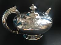 Superb Antique Victorian Silver Circular Teapot - 1846 (4 of 6) Superb Antique Victorian Silver Circular Teapot - 1846 (4 of 6)