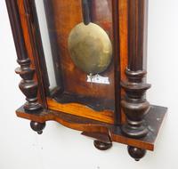 Great Antique German Twin Walnut 8-Day Mantel Clock Vienna Striking Wall Clock (5 of 11) Great Antique German Twin Walnut 8-Day Mantel Clock Vienna Striking Wall Clock (5 of 11)