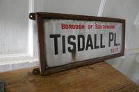 Framed Enamel Southwark Street Sign, Tisdall Place, London (3 of 4) Framed Enamel Southwark Street Sign, Tisdall Place, London (3 of 4)
