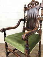 Victorian Carved Oak Armchair (7 of 10) Victorian Carved Oak Armchair (7 of 10)
