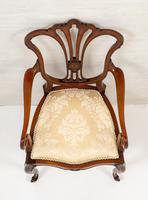 Pretty Mahogany Open Carver Chair (7 of 8) Pretty Mahogany Open Carver Chair (7 of 8)