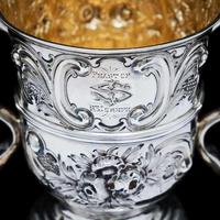 Georgian Solid Silver Loving Cup / Two Handled Cup - London 1748 (28 of 28) Georgian Solid Silver Loving Cup / Two Handled Cup - London 1748 (28 of 28)