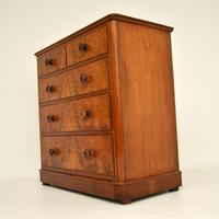 Antique Victorian Burr Walnut Chest of Drawers (2 of 9) Antique Victorian Burr Walnut Chest of Drawers (2 of 9)