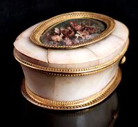 Antique French Jewellery Casket, Alabaster, Ormolu, Dried Flowers (4 of 13) Antique French Jewellery Casket, Alabaster, Ormolu, Dried Flowers (4 of 13)