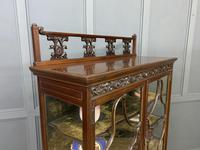 Carved Mahogany Display Cabinet (3 of 14) Carved Mahogany Display Cabinet (3 of 14)