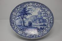 Antique Blue & White Pearlware Italian Scene Cheese Stand (2 of 12) Antique Blue & White Pearlware Italian Scene Cheese Stand (2 of 12)