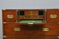 Antique Mahogany Campaign Military Chest Of Drawers (3 of 8) Antique Mahogany Campaign Military Chest Of Drawers (3 of 8)