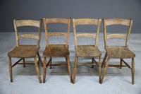 4 Rustic Elm Country Kitchen Chairs (11 of 14) 4 Rustic Elm Country Kitchen Chairs (11 of 14)