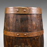 Antique Coopered Barrel Stick Stand, English, Oak, Hallway Portico, Victorian (8 of 12) Antique Coopered Barrel Stick Stand, English, Oak, Hallway Portico, Victorian (8 of 12)