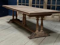 Superb Large French Bleached Walnut Monastery Dining Table (44 of 45) Superb Large French Bleached Walnut Monastery Dining Table (44 of 45)