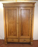 1900s Quality Country Pine 2 Door Wardrobe with Drawers (2 of 5) 1900s Quality Country Pine 2 Door Wardrobe with Drawers (2 of 5)