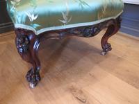 Carved Walnut Ladies Chair New Upholstery (5 of 7) Carved Walnut Ladies Chair New Upholstery (5 of 7)