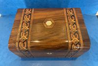 Victorian Walnut Jewellery Box with Tunbridge Ware Inlaid Bands (4 of 11) Victorian Walnut Jewellery Box with Tunbridge Ware Inlaid Bands (4 of 11)