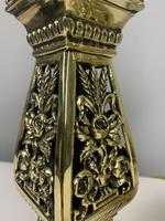 Pair Of Victorian Pierced Brass Table Lamps; Rewired And Pat Tested (9 of 10) Pair Of Victorian Pierced Brass Table Lamps; Rewired And Pat Tested (9 of 10)