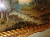 Large Victorian Oil Landscape by W.Wilson (5 of 5) Large Victorian Oil Landscape by W.Wilson (5 of 5)